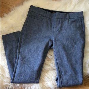 Banana Republic blue tweed Sloan pant